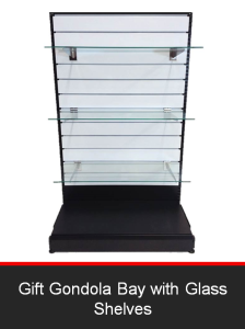 Gift Gondola Bay with Glass Shelves