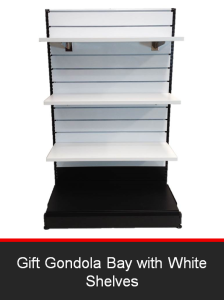 Gift Gondola Bay with White Shelves